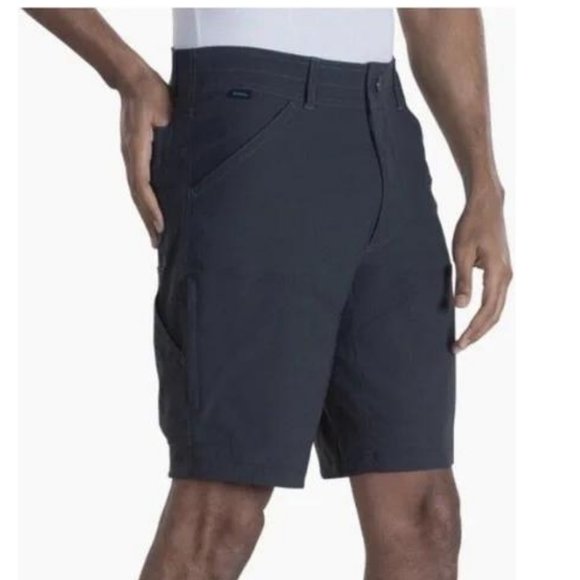 Kuhl Shorts Kuhl Mens Kohl Grey Renegade 2way Stretch Cargo Shorts